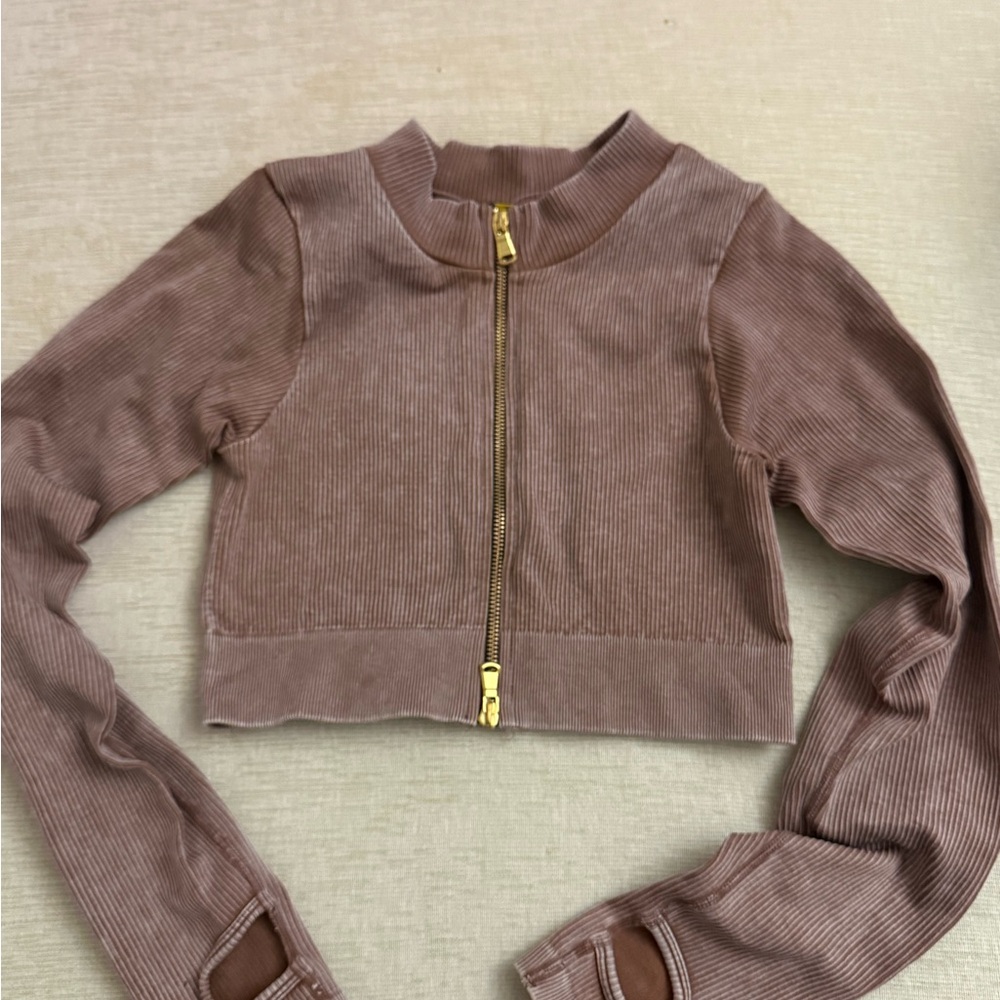 Daisys Boutique Tan Bomber Jacket